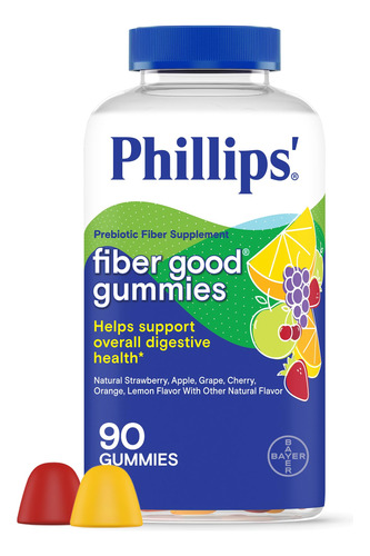 Suplemento De Fibra Phillips" Fiber Good Gummies 90 Unidades