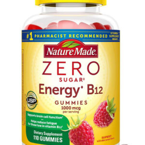 Nature Made Zero Sugar Energy Vitamina B12 Gomas 1000 Mcg Po