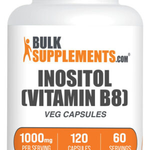 Suplemento Bulksupplements.com Inositol 1000 Mg 120 Cápsulas