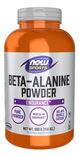 Beta Alanina Em Pó 500 G Da Now Foods