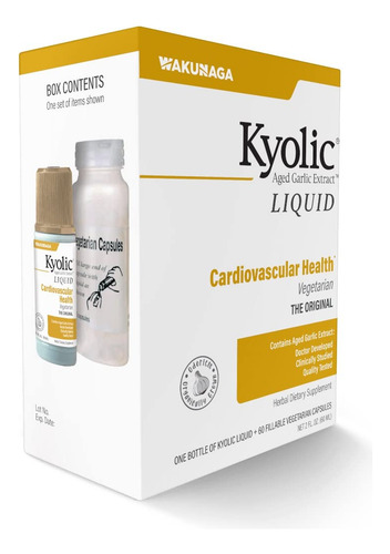 Suplemento Líquido De Extrato De Alho Envelhecido Kyolic 60m - Imagem 3