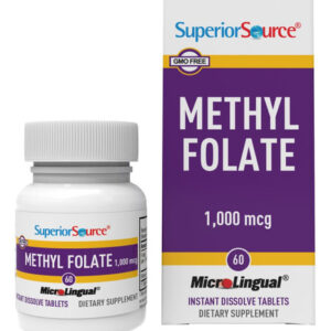 Metilfolato De Fonte Superior 5-mthf 1000 Mcg, Comprimidos