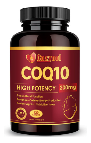 Suplemento Cozynol Coq10 200 Mg De Cápsulas Gelatinosas Com