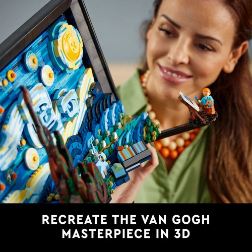 Lego Vincent Van Gogh A Noite Estrelada 21333 - Imagem 6