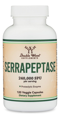 Suplemento Suplementos De Madeira Dupla Serrapeptase 240.000 - Imagem 4