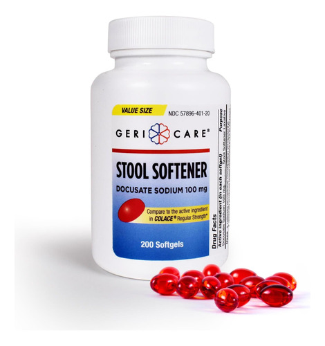 Gerachare Docusate Sofrener De Fezes De Sódio (200 100mg De