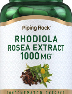 Suplemento: Extrato De Rhodiola Rosea, Piping Rock, 1000 Mg,