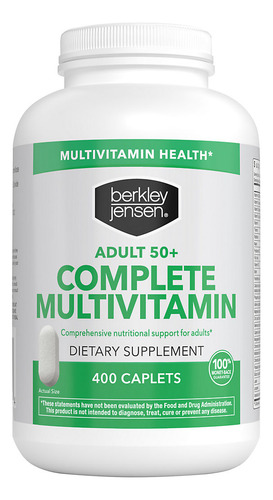 Suplemento Completo Multivitamínico Adulto 50+ 400 Tablets - Imagem 5