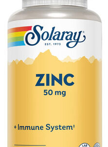 Suplemento Solaray Zinc 50 Mg De Quelato De Aminoácidos 100