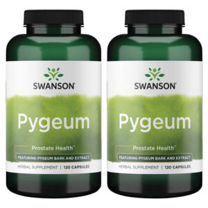 Suplemento Swanson Pygeum 400mg 120 Cápsulas Para A Saúde Ma