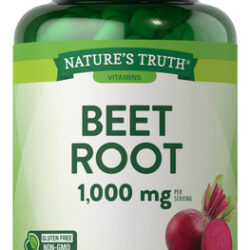 Suplemento Cápsulas De Raiz De Beterraba Nature&quots Truth 1000