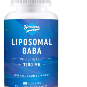 Suplemento Genogna Gaba Com L-teanina 1200 Mg 60 Cápsulas