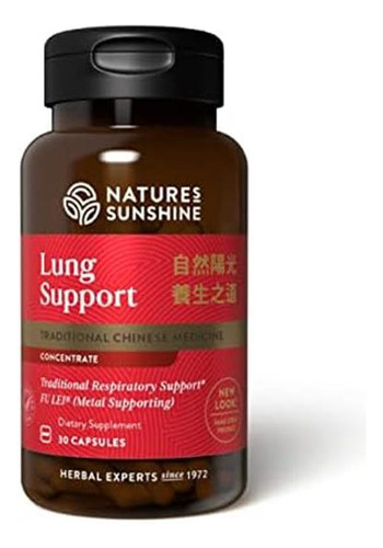 Natures Sunshine Lung Support Concentrado Tcm Chinês, 30 Cá
