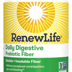 Suplemento Renew Life: Fibra Prebiótica Digestiva Diária Par