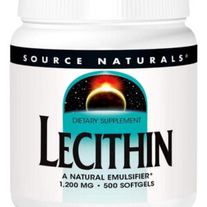Lecithin 1200 Mg 500 Softgels By Source Naturals