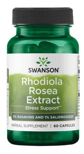 Extrato De Rhodiola Rosea 60 Cápsulas Da Swanson Vitamins - Imagem 2