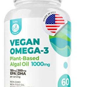Suplemento Vegano De Ômega 3 Dha E Epa - Ácidos Graxos Ômeg