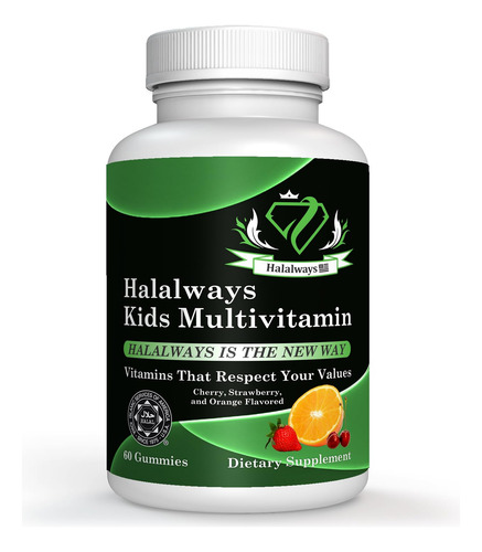 Suplemento Multivitamínico Halalways Kids Daily Gummy Halal