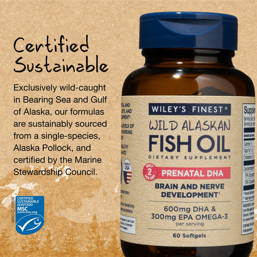 Suplemento Wiley"s Finest Wild Alaskan Fine Prenatal Dha - Imagem 4