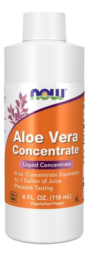Aloe Vera 4 Onças Da Now Foods