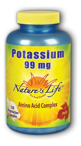 Potassium 99 Mg 250 Caps By Nature"s Life