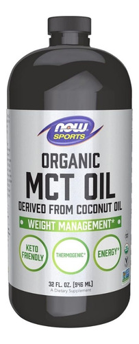 Óleo Mct Orgânico 32 Onças Da Now Foods - Imagem 2