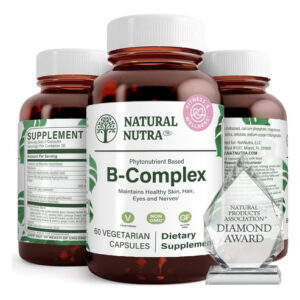 Natural Nutra Vitamina Complexo B Com Niacina, Ácido Pantotê