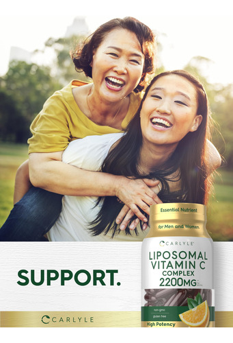 Suplemento Carlyle Lipossomal Vitamina C 2200 Mg 90 Cápsulas - Imagem 7