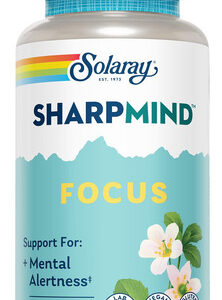 Suplemento Solaray Sharpmind Focus Memory Support 30 Cápsula