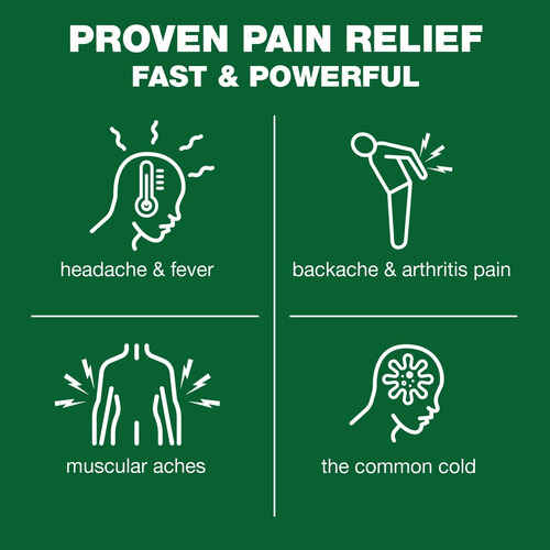 Alívio Da Dor Gencare Headache Relief Acetaminofeno Com Aspi - Imagem 2