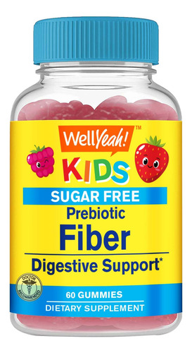 Gomas De Fibra Prebiótica Wellyeah Kids Digestive Support 60