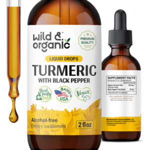 Suplemento Líquido De Açafrão Selvagem E Orgânico De 60 Ml P