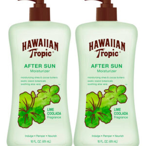 Loção Pós-sol Hawaiian Tropic Lime Coolada 480 Ml Twin Pac