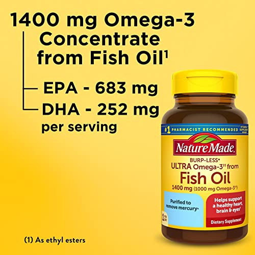 Suplemento Nature Made Burp-less Ultra Omega-3 1400mg 45 Sof - Imagem 12