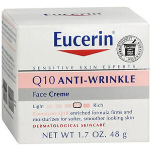 Creme Eucerin Q10 Para Pele Sensível A Rugas, 50 Ml (pacote