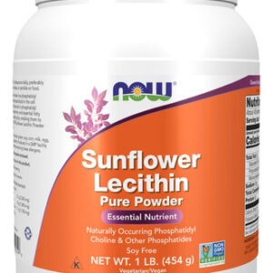 Suplemento Now Lecitina De Girassol Em Pó 454g