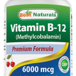 Suplemento Best Naturals Vitamina B-12 Metilcobalamina 6000m
