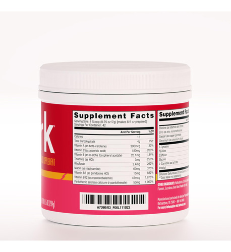 Suplemento Advocare Spark Vitaminas E Aminoácidos Cranberry - Imagem 3