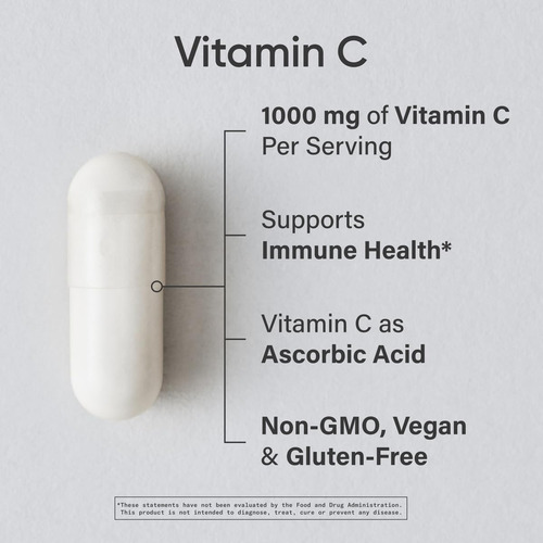 Suplemento De Vitamina C Sports Research 1000 Mg 240 Cápsula - Imagem 2