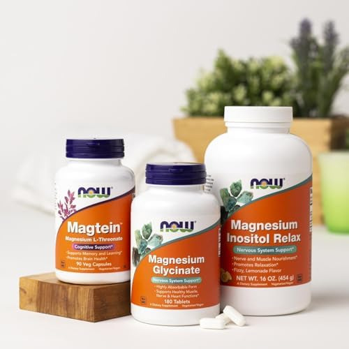 Now Foods Supplements, Glicinato De Magnésio 100 Mg, Forma A - Imagem 6