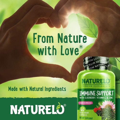 Naturelo Immune Support - Vitamina C, Sabugueiro, Zinco, Ech - Imagem 7