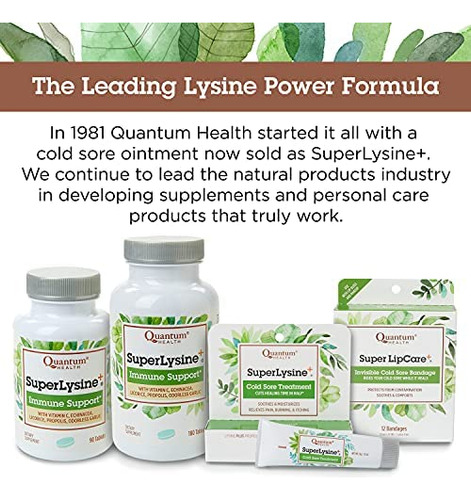 Quantum Health Superlysine + Suplemento De Suporte Imunológ - Imagem 5