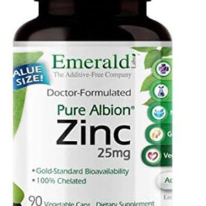 Emerald Labs Pure Albion Zinc 25 Mg - Suplemento Dietético C