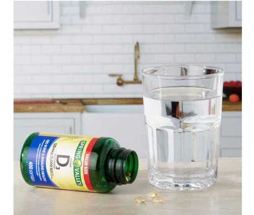 D3 125mcg 5.000iu Vitamina Spring Valley 400 Softgels - Imagem 14