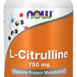 L-citrulina 750 Mg 180 Cápsulas Da Now Foods