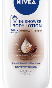 Loção Corporal Nivea Cocoa Butter Inshower, Antipegajosa, Se