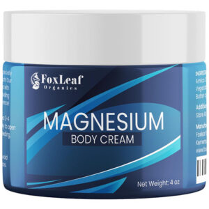 Creme De Magnésio Foxleaf Extra Strength 120 Ml Para Dormir