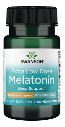Dose Extra Baixa De Melatonina 500 Mcg 60 Cápsulas Vegetais - Imagem 2