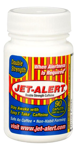 Cápsulas De Cafeína Jet-alert Double Strength 200 Mg 90 Cáps - Imagem 6