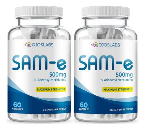 Ojoslabs Sam-e 500mg 60 Cápsulas (s-adenosil Metionina) 2 Em
